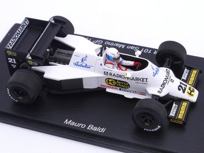 Spark Spirit 101 #21 Mauro Baldi Brazilian Gp 1984 1/43 S3926 Spark Spirit 101 #21 Mauro Baldi Brazilian Gp 1984 1/43 S3926