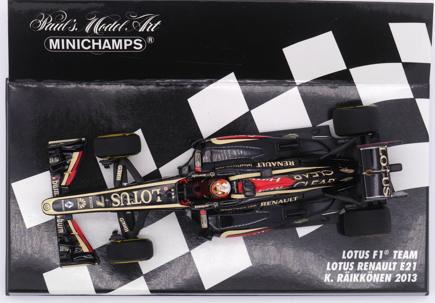 2013 Minichamps Lotus Renault R21 K.Raikkonen 1/43 scale