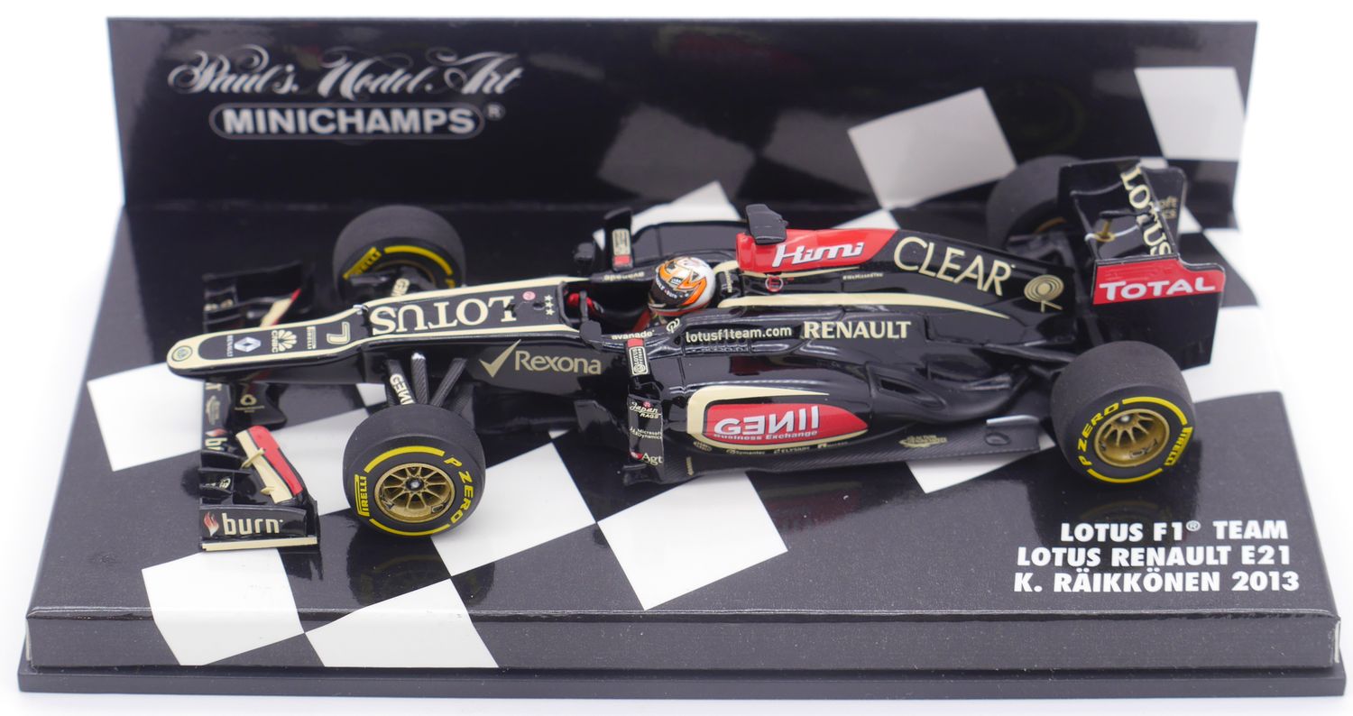 2013 Minichamps Lotus Renault R21 K.Raikkonen 1/43 scale