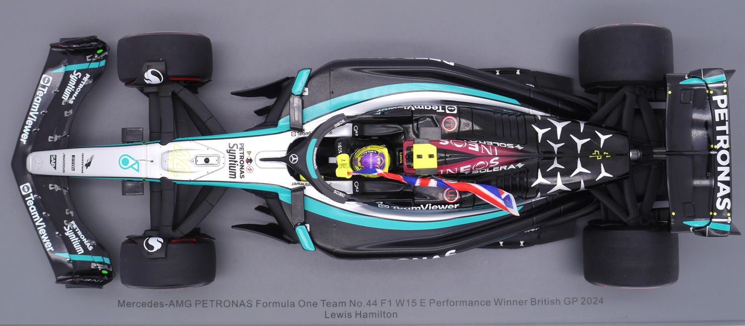 Miniature Spark 1/43 - Mercedes F1 W15 E De Lewis Hamilton - Saison 2024 - Neuve
