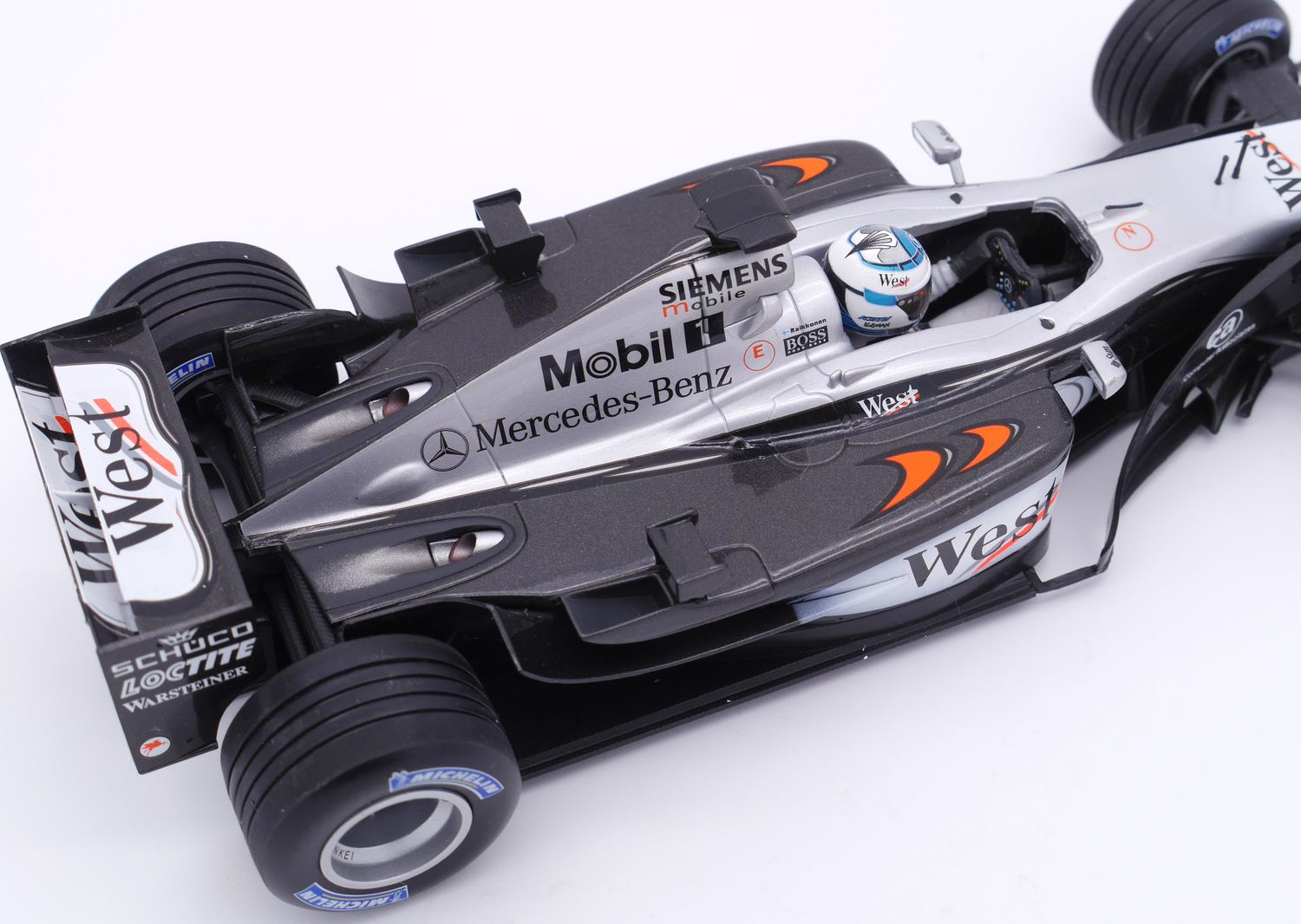 2002 Minichamps West McLaren MP4/17 K Raikkonen 1/18