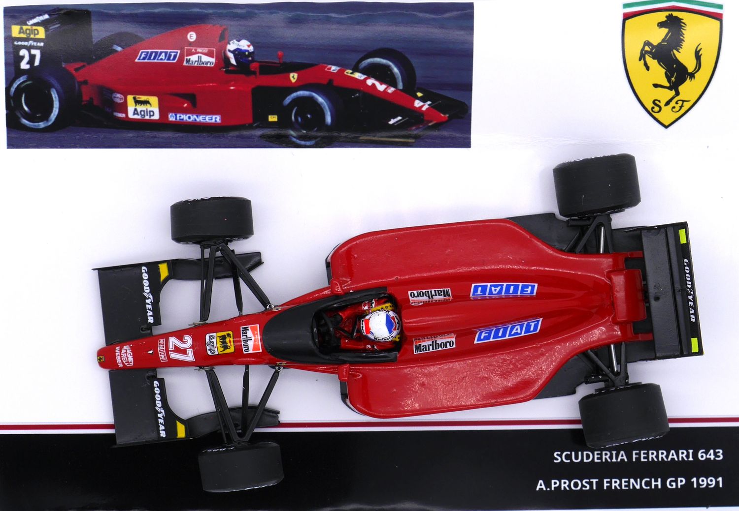 1991 Tameo Marlb Ferrari f1-643 A Prost 1/43