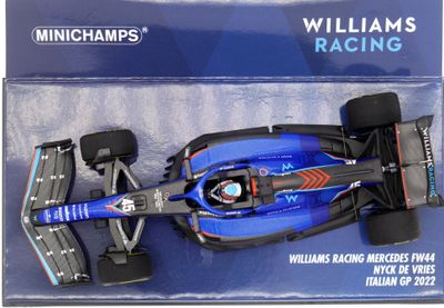 2022 Minichamps Williams Mercedes FW44 N De Vries Italian GP 1/43