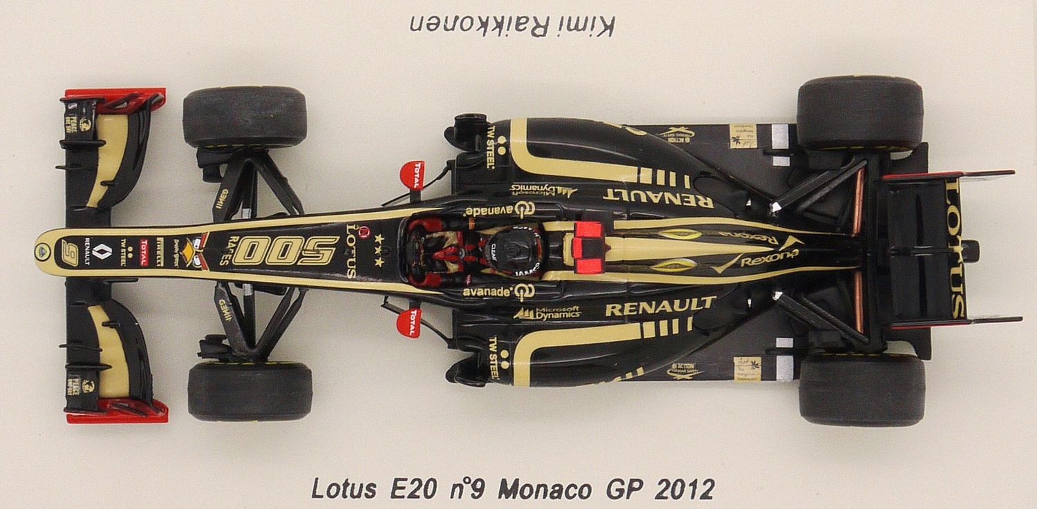 E20 GP Lotus 0 F1 Monaco 1⁄43 Spark Kimi #9 model Raikkonen Team 1
