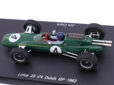 1962 Spark Lotus Climax 25 Jim Clark Dutch GP 1/43