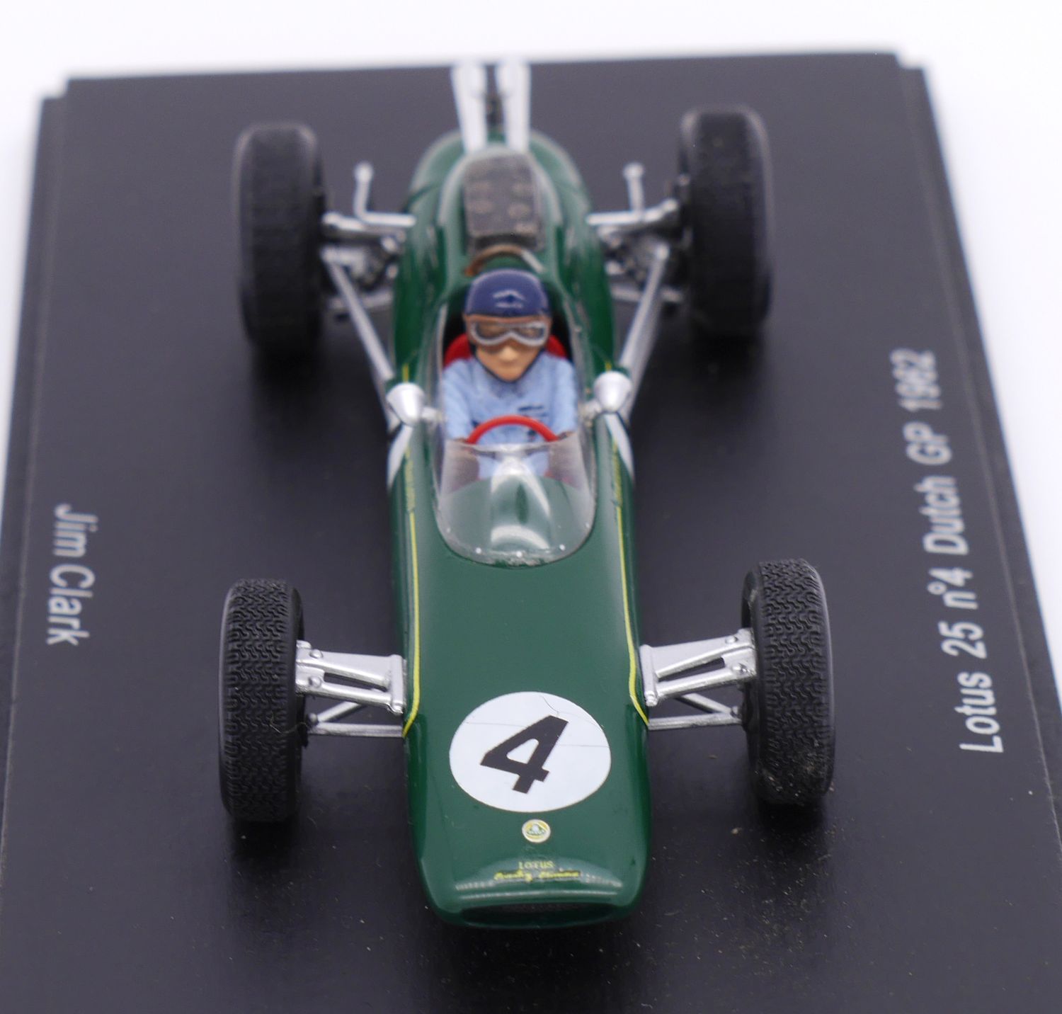 ミニカー Lotus 25 No.4 Dutch GP 1962 Spark 1962 Spark Lotus Climax 25 Jim Clark Dutch GP 1/43