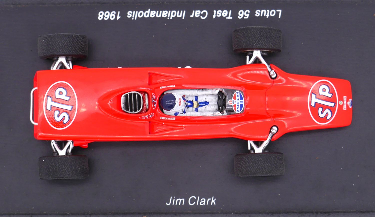 ミニカー Lotus 56 Test Car Indianapolis 1968 1968 Spark Lotus 56 Jim Clark Indianapolis test car 1/43