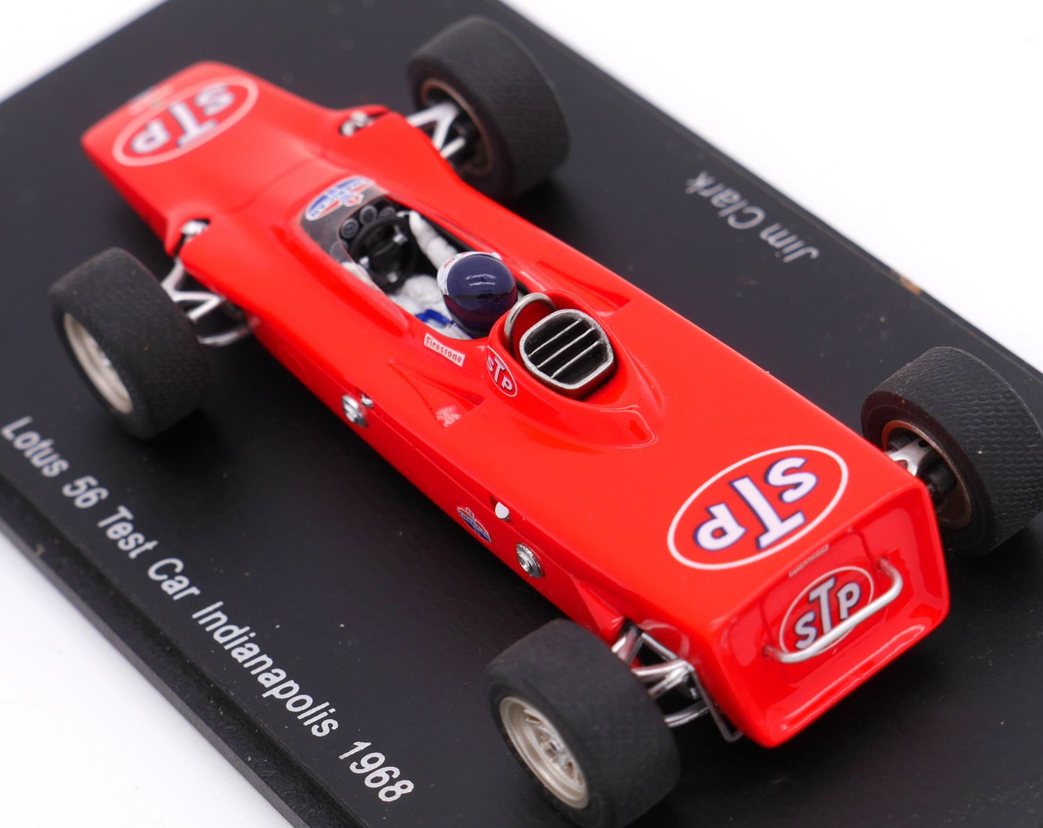 ミニカー Lotus 56 Test Car Indianapolis 1968 1968 Spark Lotus 56 Jim Clark Indianapolis test car 1/43