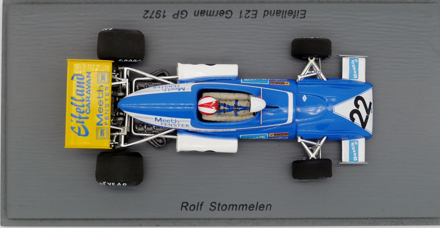 1972 Spark Eifelland E21 R Stommelon German GP 1/43