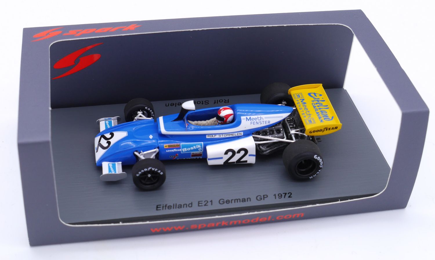 1972 Spark Eifelland E21 R Stommelon German GP 1/43