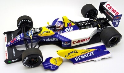 1992 Minichamps Camel Williams FW14B N Mansell French GP 1/18
