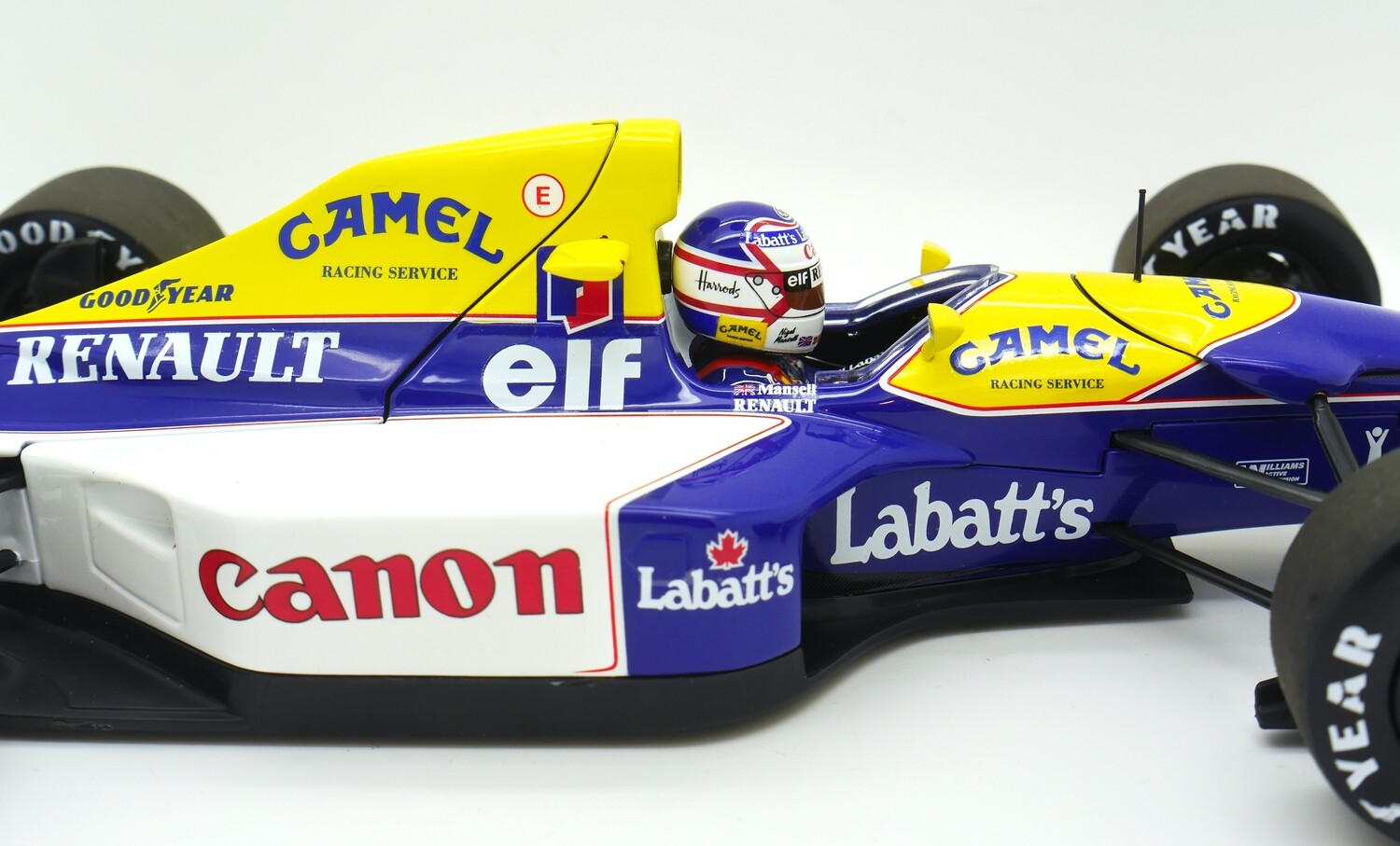 1/24 ウィリアムズ FW14B チャンピオン Camel N.マンセル 1992 Minichamps Camel Williams FW14B N Mansell French GP 1/18