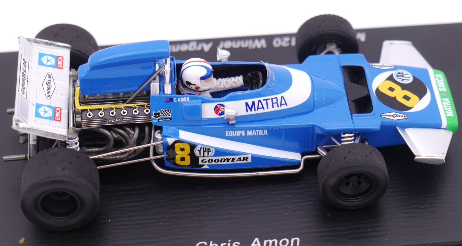 1971 Spark Matra MS120 C Amon Winner Argentina GP 1/43 scale