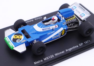 Spark Matra MS120B n°20 French GP 1971 Matra MS120B (1971) : The