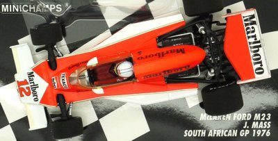 MCLAREN FORD M23 #12 Mass South African Gp 1976 Minichamps 530764332 1