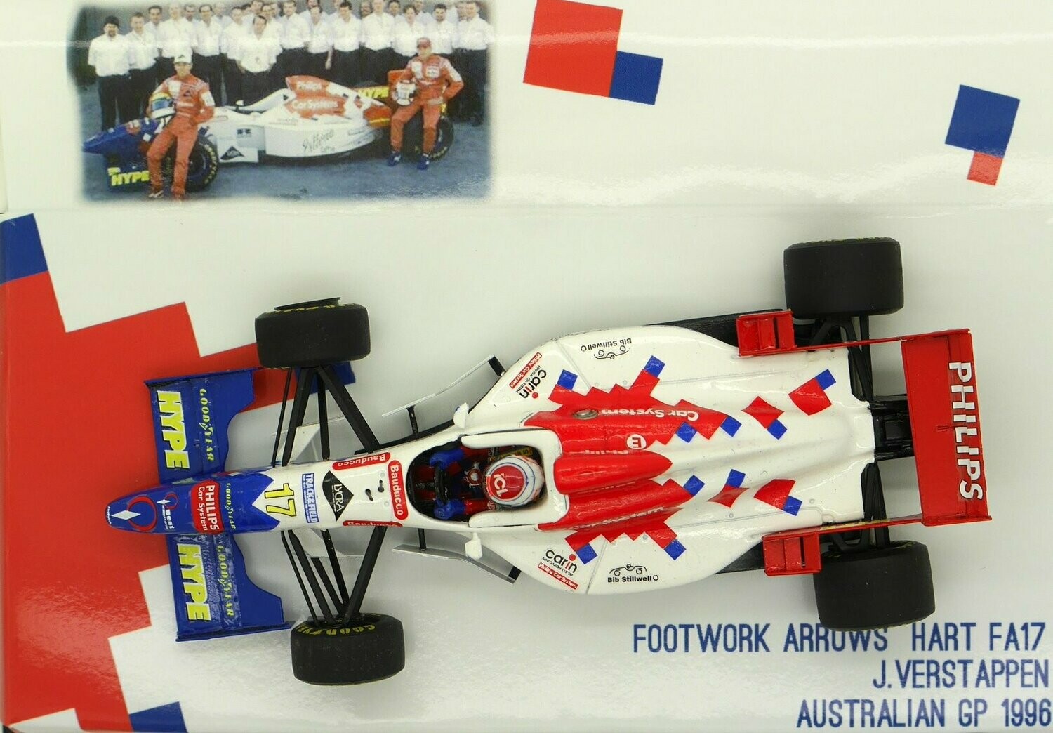1996 BBR Footwork Arrows FA17 J Verstappen Australian GP 1/43