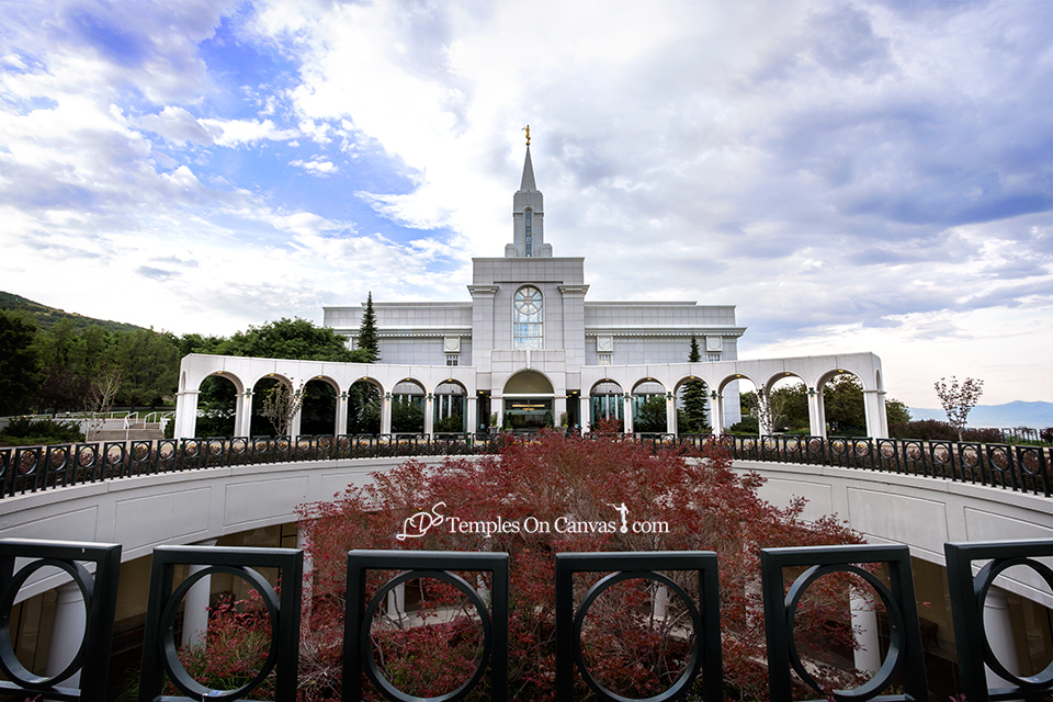 Bountiful Utah LDS Temple - Mountain of the Lord - Color