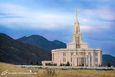 Payson Utah LDS Temple - Mountain of the Lord - Full Color