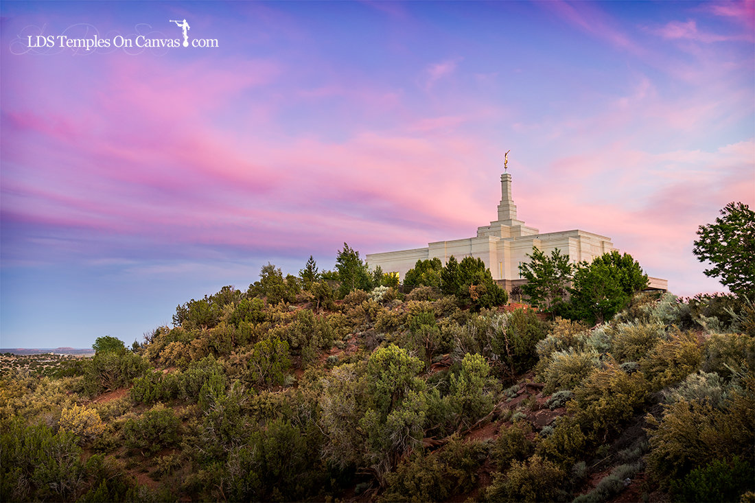 Snowflake Arizona LDS Temple - Mountain of the Lord - Full Color