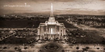 Gilbert Arizona LDS Temple - Midst of Heaven - Rustic