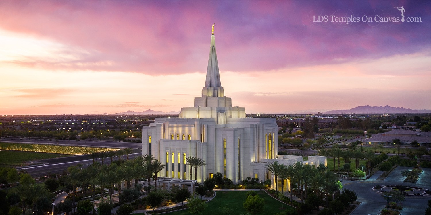 Gilbert Arizona LDS Temple - Midst of Heaven - Color