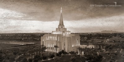 Gilbert Arizona LDS Temple - Midst of Heaven - Rustic