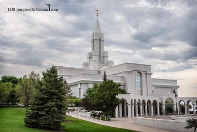 Bountiful Utah LDS Temple - Heavenward- Color
