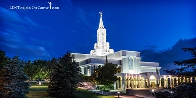 Bountiful Utah LDS Temple - Eventide - Full Color