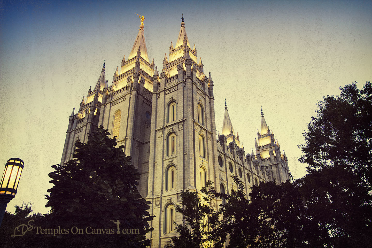 Salt Lake City UT Temple - Out of Obscurity - Vintage