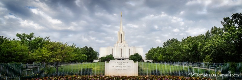 Jordan River Utah LDS Temple - Tempest - Full Color