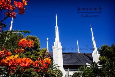 Las Vegas Nevada Temple Art - Desert Flower