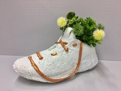 Shoe flower pot