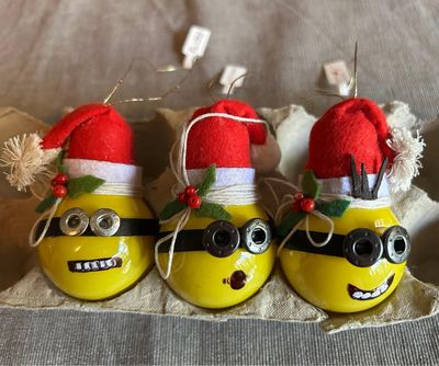Minions Christmas Tree Ornaments