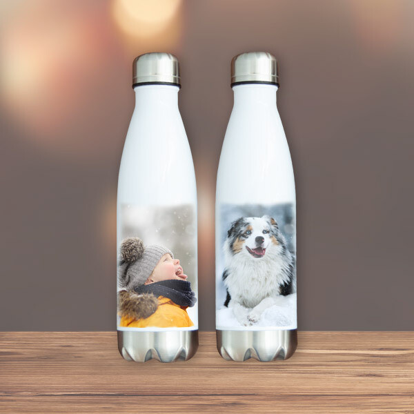 Termoflaske 500 ml hvit