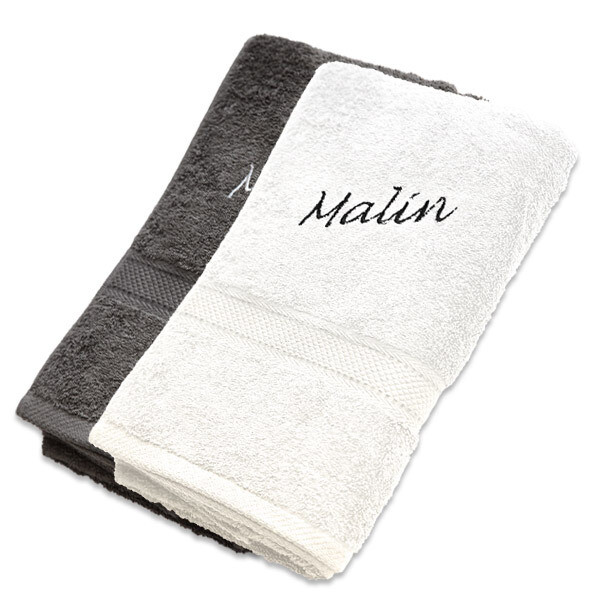 Håndkle med brodert navn premium 50x70 cm | Nfoto.no | Vår Blogg - NFOTO