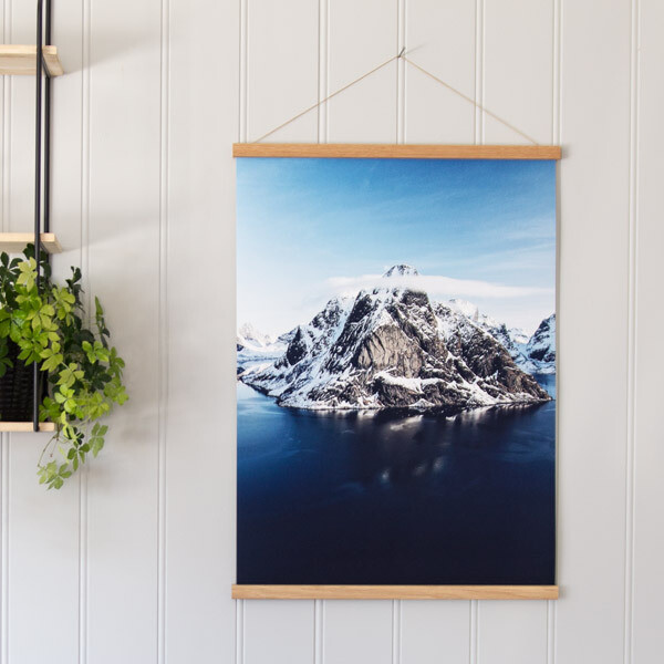 Rammelist med foto på lerret i 70x100 cm