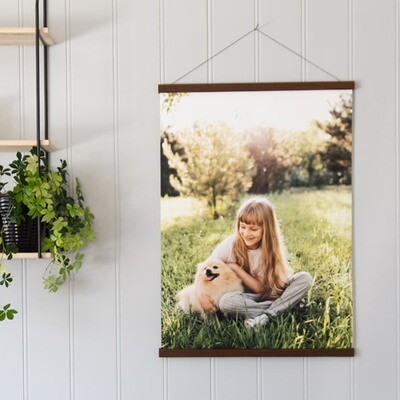 Rammelist med foto på på lerret i 50x70 cm