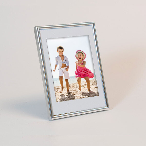 Nfoto bilderamme i sølv 10x15 cm