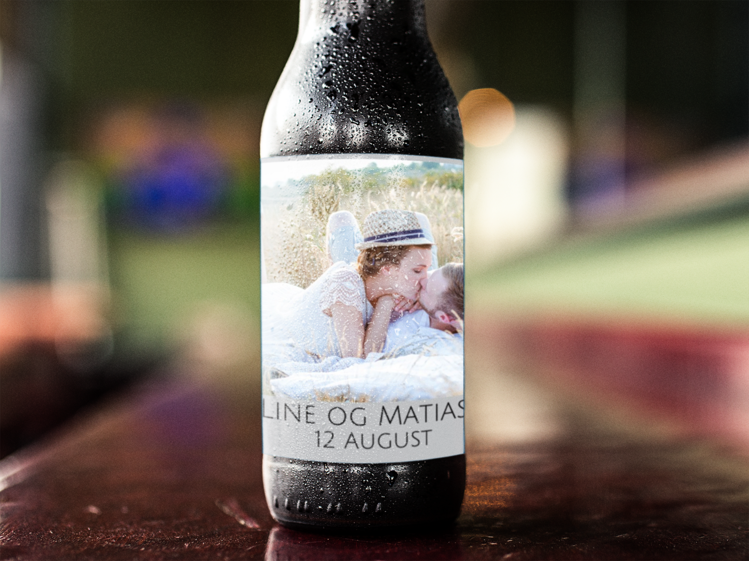 Etiketter til flasker og glass