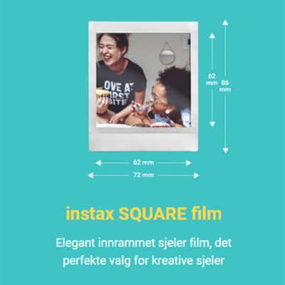 Instax square film  2X10