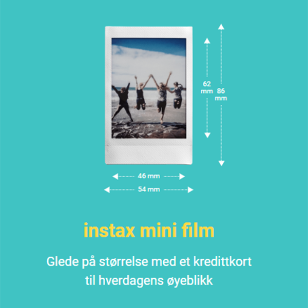 Instax film instant  mini G 10x2