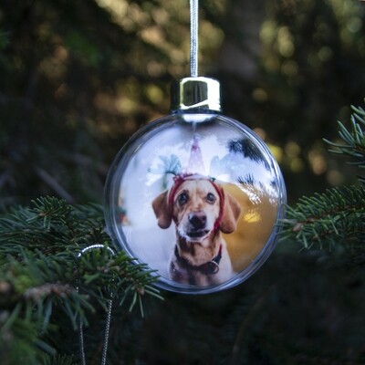 Julekule med ditt bilde