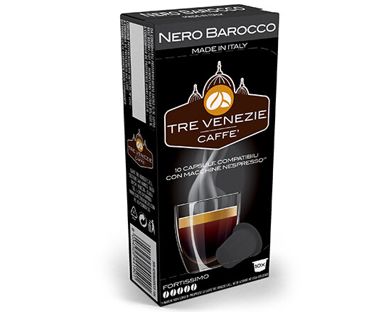 Tre Venezie Nespresso Nero Barocco 10 пар.