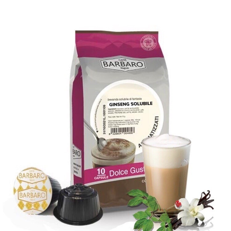 Barbaro Dolce Gusto Ginseng Cappuccino/Макијато х10 капсули