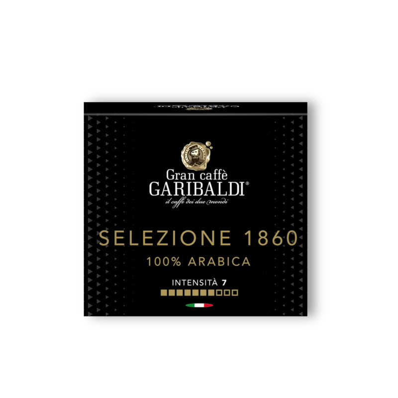 Garibaldi Delizio/Cremesso Selezione 1860  100% Arabica х16 капсули