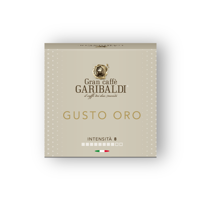  Garibaldi Delizio/Cremesso Gusto Oro 80% Arabica  x16 капсули