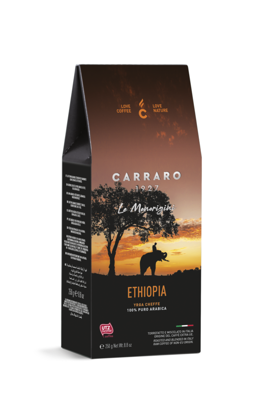 Carraro Ethiopia Specialty Yrga Arabica Мелено Еспресо 250 гр.