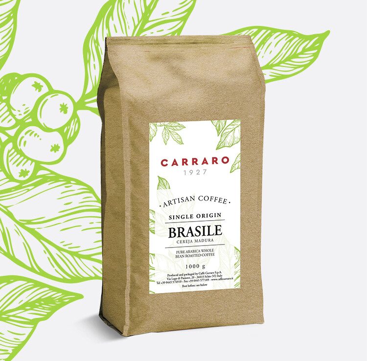 ​Еспресо зрно | Carraro Brazil Arabica espresso  | Specialty grade​

