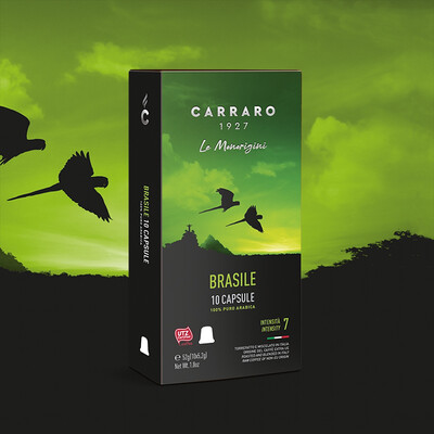 Carraro Nespresso Specialty Brasile-Cerrado Mineiro 10 пар.