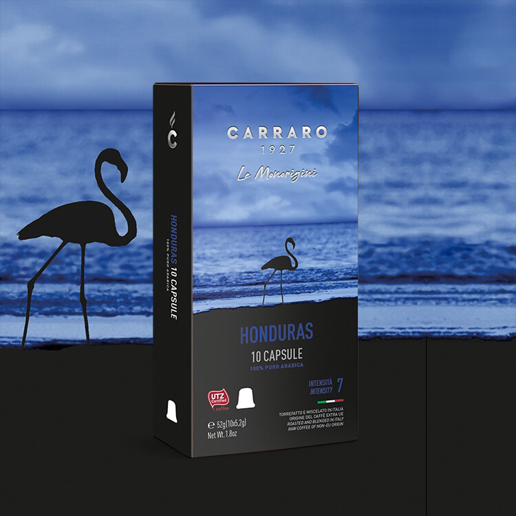 Carraro Nespresso Specialty Honduras LaFlor Arabica х10 пар.